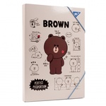 Папка для трудового навчання Yes A4 картонна Line friends (500232)