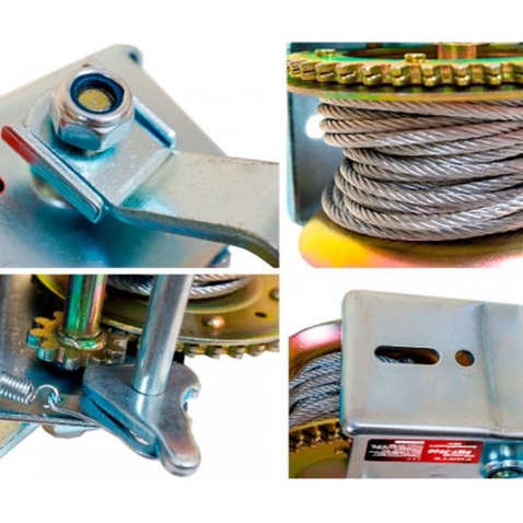 Лебідка Forte HWT-2000, 905 кг, трос 10 м (121862)
