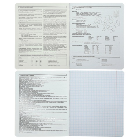 Зошит ZiBi предметний PASTEL 48 аркушів клітинка, географія (ZB.1701-09)