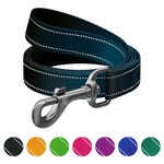 Повідок для собак WAUDOG Nylon Mono, світловідбивний S чорний (52171)