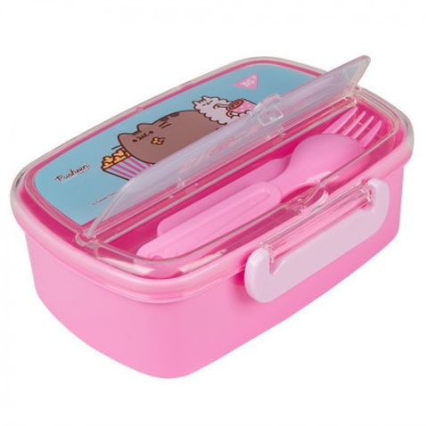 Ланч-бокс дитячий Yes Pusheen 750 мл з приладдям (708161)