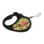 Повідок для собак WAUDOG R-leash Мілітарі світловідбиваюча стрічка L 5 м (383-4026)
