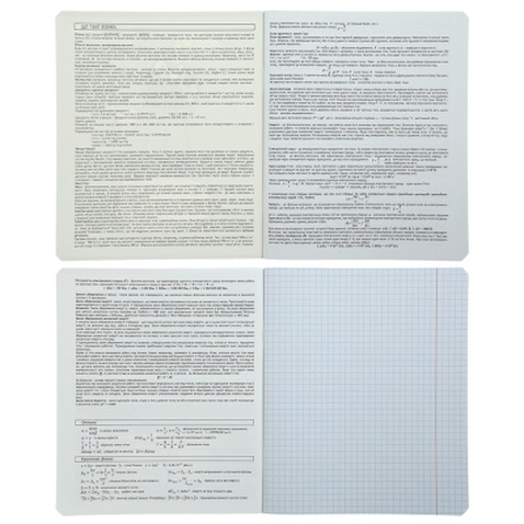 Зошит ZiBi предметний BLACK 48 аркушів клітинка, фізика (ZB.1700-05)