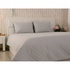 Покривало Руно двостороннє декоративне Velour Grey ромб 180х220 см (340.55_Grey ромб)