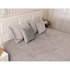 Покривало Руно двостороннє декоративне Velour Grey ромб 180х220 см (340.55_Grey ромб)