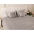 Покривало Руно двостороннє декоративне Velour Grey ромб 180х220 см (340.55_Grey ромб)