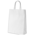 Подарунковий пакет Куверт 100 Ecobag паперовий, 24х10х32 см білий (BAG-KUV-240100360-WH)