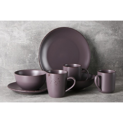 Тарілка Ardesto Lucca Dessert 19 см Grey Brown (AR2919GMC)