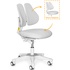 Дитяче крісло Evo-kids Mio Lite Grey (Y-208 G)