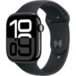 Смарт-годинник Apple Watch Series 10 GPS 46mm Jet Black Aluminium Case with Black Sport Band - M/L (MWWQ3QH/A)