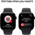 Смарт-годинник Apple Watch Series 10 GPS 46mm Jet Black Aluminium Case with Black Sport Band - M/L (MWWQ3QH/A)