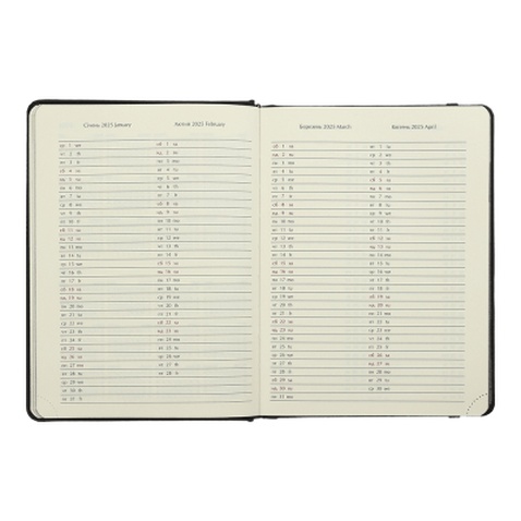 Тижневик Buromax датований 2025 IDEAL, А5 червоний (BM.2175-05)