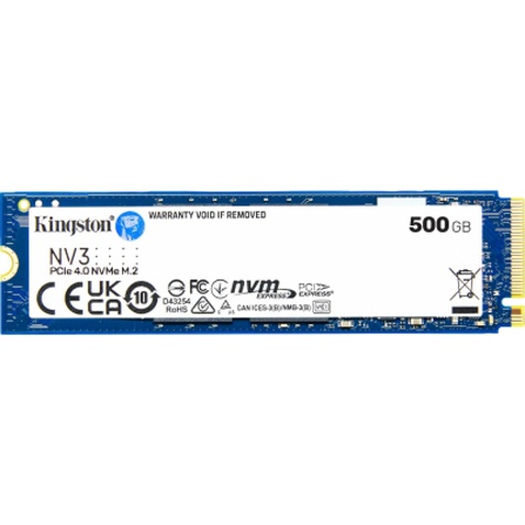 Накопичувач SSD M.2 2280 500GB Kingston (SNV3S/500G)