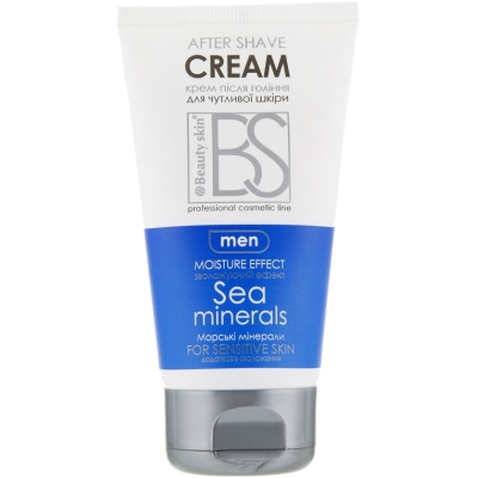 Крем після гоління Beauty Skin для чутливої шкіри з морськими мінералами 75 мл (4820176190796)