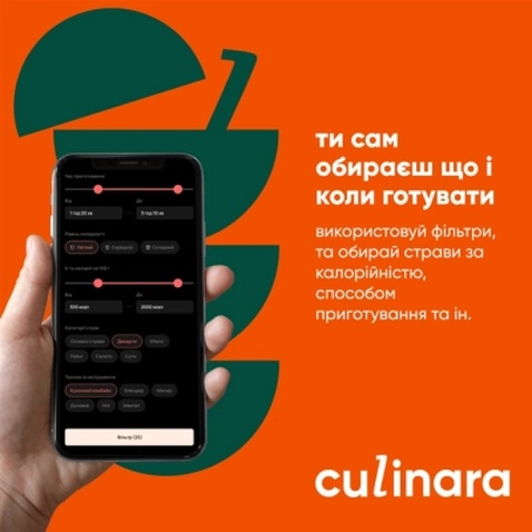 Карта активації Culinara "Страви та коктейлі" 12 міс.