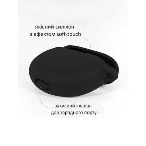 Чохол для навушників BeCover Silicon для Xiaomi Redmi Buds 4 Active Black (710176)