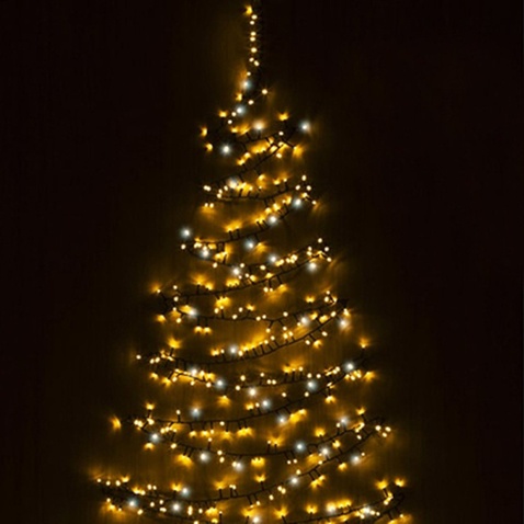 Гірлянда ColorWay Мішура-водоспад LED 250 5 м 150 теплий статичний+100 білий водоспад (CW-G-250L5VMC)