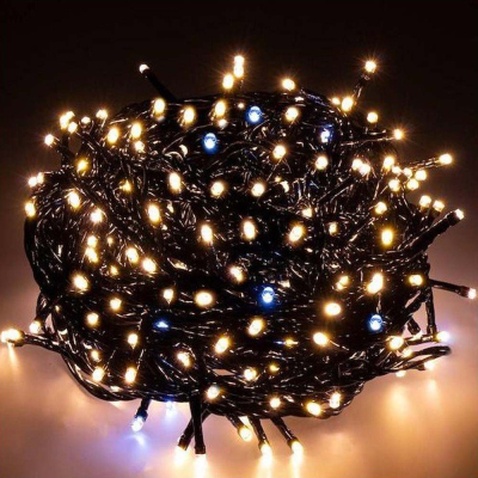 Гірлянда ColorWay Мішура-водоспад LED 250 5 м 150 теплий статичний+100 білий водоспад (CW-G-250L5VMC)