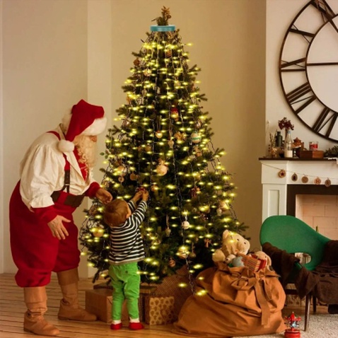 Гірлянда ColorWay Каскад LED 98 7 x 1.5 м 8 функцій (CW-G-98L71CU)