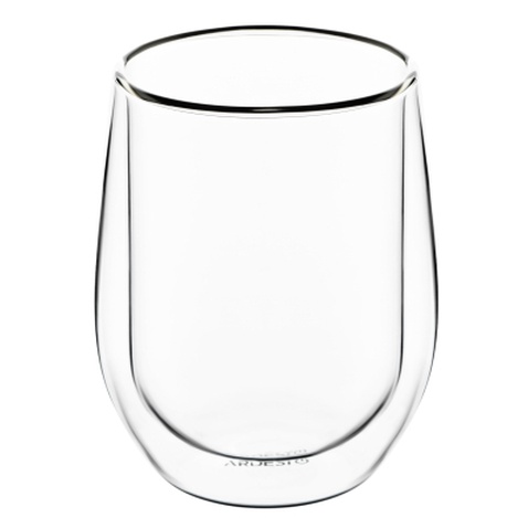 Набір склянок Ardesto з подвійними стінками BR 250 мл 2 шт прозорий (AR2625BR)