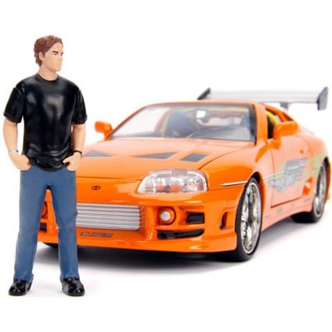 Машина Jada металева Форсаж Toyota Supra (1995) + фігурка Браяна 1:24 (253205001)