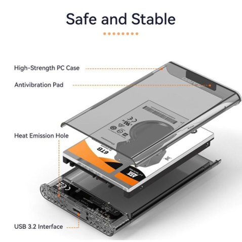 Кишеня зовнішня Maiwo 2.5" SATA/SSD HDD - USB3.0 (K2510B)