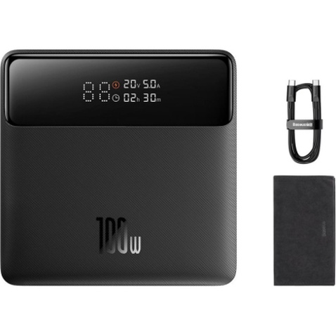 Батарея універсальна Baseus Blade 20000mAh 100W OE, black (PPBL000301)