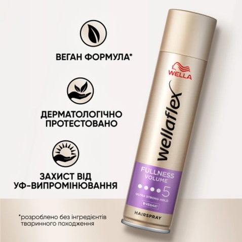 Лак для волосся WellaFlex Fullness Volume 5 Ultra Strong Hold 250 мл (4056800912452)