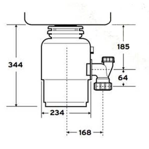 Подрібнювач харчових відходів In-Sink-Erator Model Evolution 250
