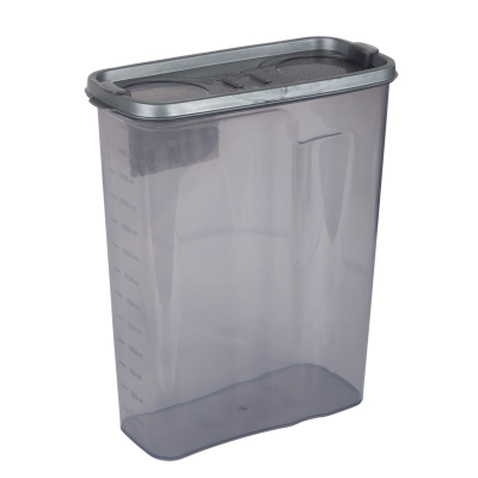 Харчовий контейнер Violet House Transparent Black 3,25 л (0550 Transparent Black)