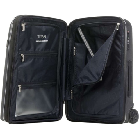 Валіза Titan Xenon 19 Black S exp USB (Ti849403-01)