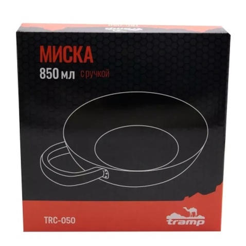 Миска туристична Tramp з нержавіючої сталі з ручкою (UTRC-050)