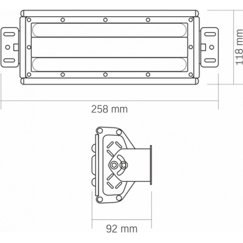 Світильник Videx висотний лінійний  50W 5000K 220V (VL-HB022-0505B)