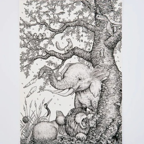 Лайнер Sakura Pigma Micron (0.05) 0,2мм Синій (084511318427)