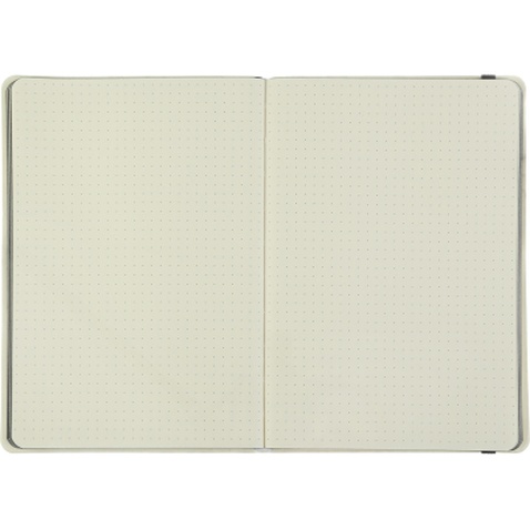 Книга записна Buromax Etalon 125x195 мм 96 аркушів в точку обкладинка зі штучної шкіри Чорна (BM.291360-01)