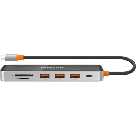 Порт-реплікатор Canyon Docking Station DS-13 4k 7-in-1 USB-C (CNS-TDS13)
