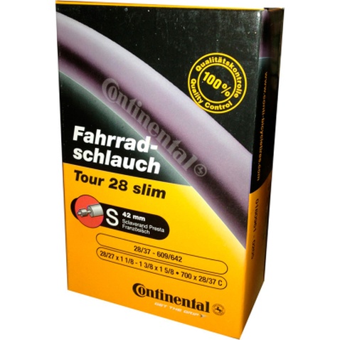 Велосипедна камера Continental Tour 28" Slim 28-609 / 37-642 RE PR42mm (181991)