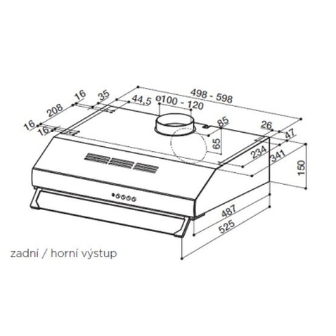Витяжка кухонна Faber 2740 Pb Srm Wh A60, білий (300.0557.570)