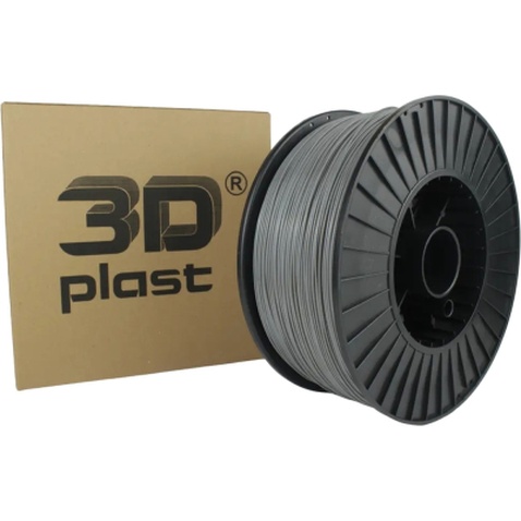 Пластик для 3D-принтера 3Dplast PLA 1.75мм, 3кг, gray (3DPLA1753GRE)