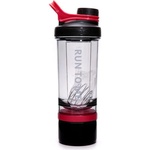 Шейкер спортивний Casno 600 мл KXN-1199 з вінчиком Сірий/Червоний (KXN-1199_Grey/Red)