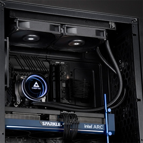 Система рідинного охолодження Chieftec Iceberg 240 DARK (CLC-240-BLK)
