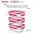 Харчовий контейнер Tefal Master Seal, Набір 3шт., скло, прозорий (N1051110)