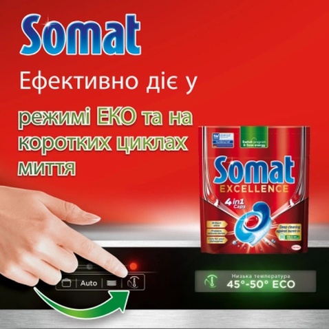 Таблетки для посудомийних машин Somat Excellence 60 шт. (9000101808087)