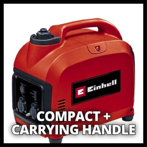 Генератор Einhell інверторний TC-IG 2000, 230В (1 фаза), 1.8/2kW, ручний старт, 21.6кг (4152590)