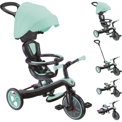 Дитячий велосипед Globber Explorer Trike 4 в 1, м''ятний (634-206)