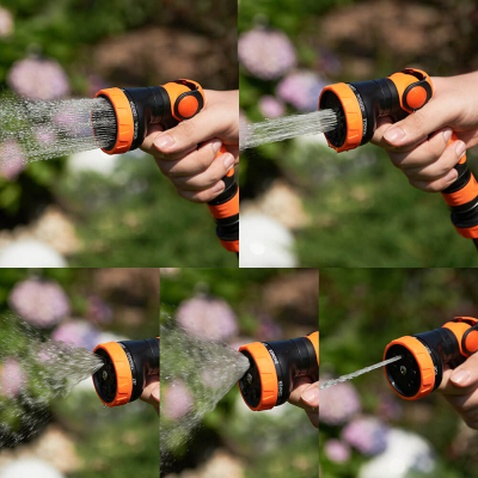 Пістолет для поливу SEQUOIA кількість режимів 8, пластик, вага 0.2 кг (SWPSN8)