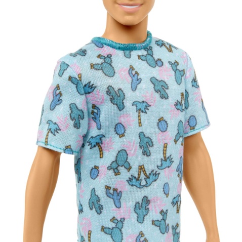 Лялька Barbie Fashionistas Кен у футболці з кактусами (HJT10)