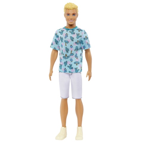 Лялька Barbie Fashionistas Кен у футболці з кактусами (HJT10)