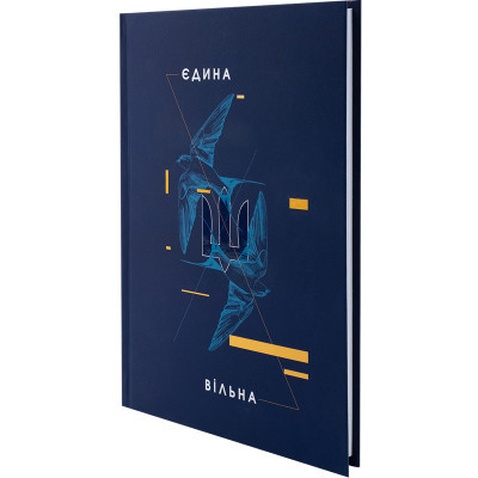 Книга записна Axent UA Єдина А5 клітинка тверда обкладинка 96 аркушів (8455-4-A)