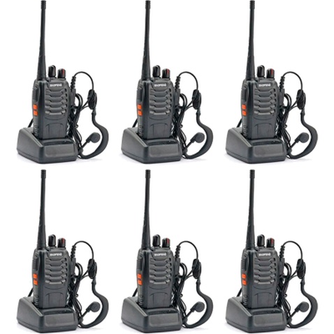 Портативна рація Baofeng BF-888S Six Pack комплект 6 шт (2200000758996)